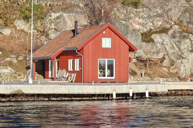Hytte på Nordre Sandøy